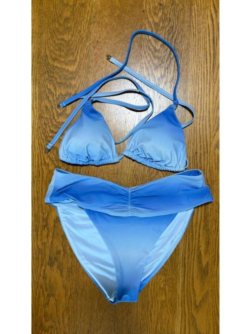 Victoria Secret Women size M Bikini Swim Suit Blue Ombré